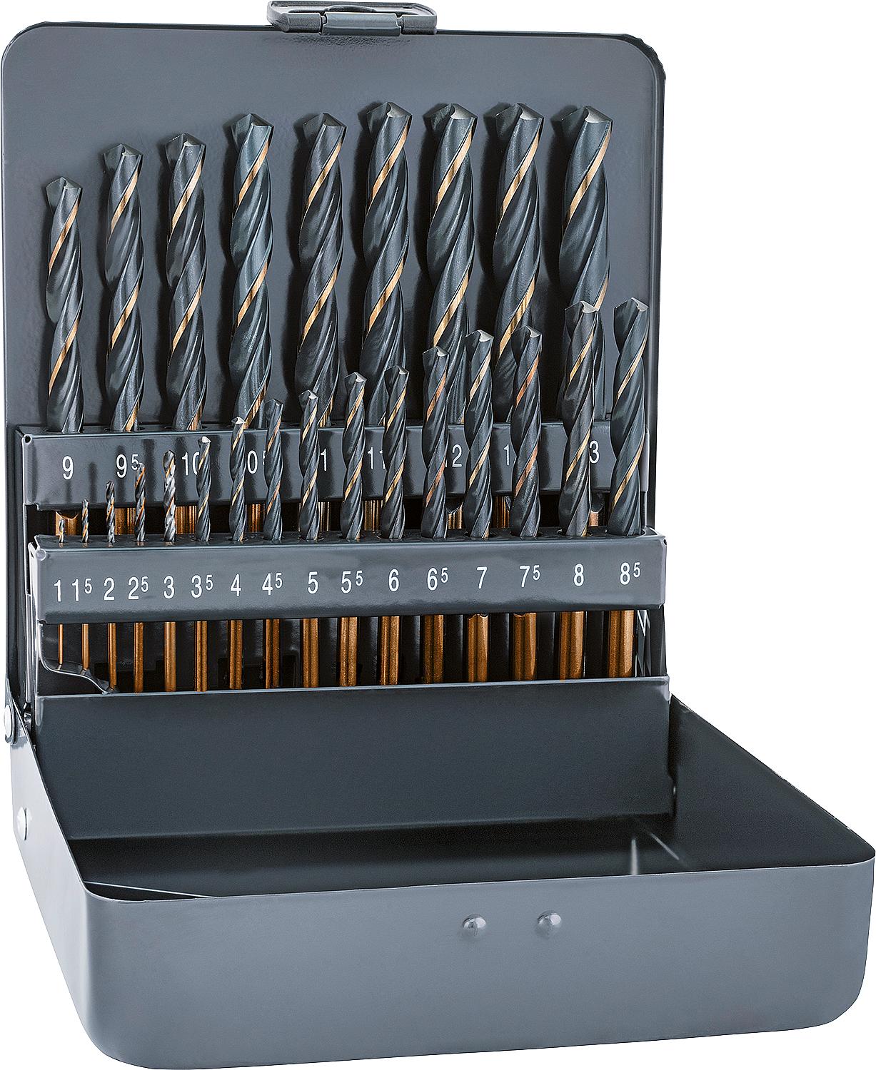 Spiralbohrer-Set, HSS Sprint Master, 19- bzw. 25-teilig, DIN 338 RN