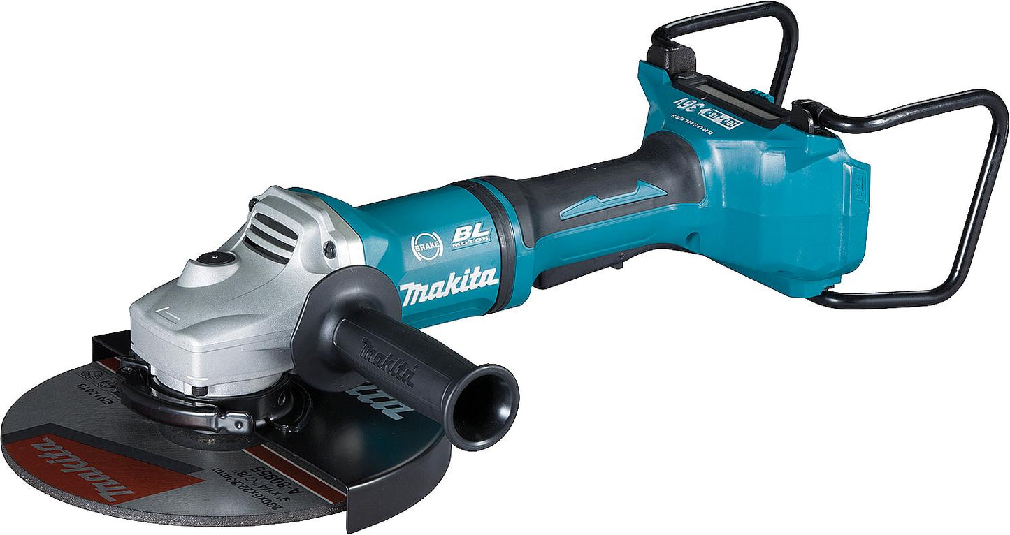 Makita DGA900ZKX2 cordless angle grinder, 2x18V, without battery and charger