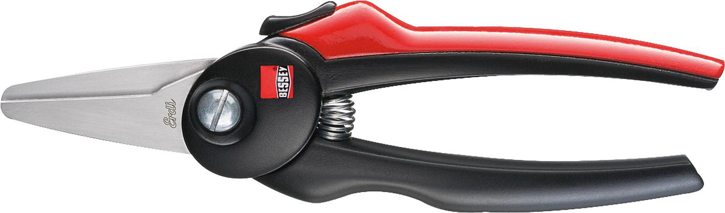BESSEY D48-2 multi-purpose scissors, straight shape