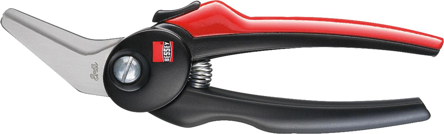 BESSEY d48A-2 multi-purpose scissors, angled shape