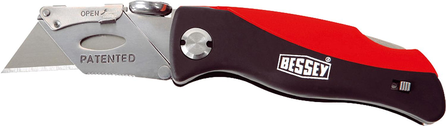 BESSEY DBKPH-EU utility knife including 5 trapezoidal blades