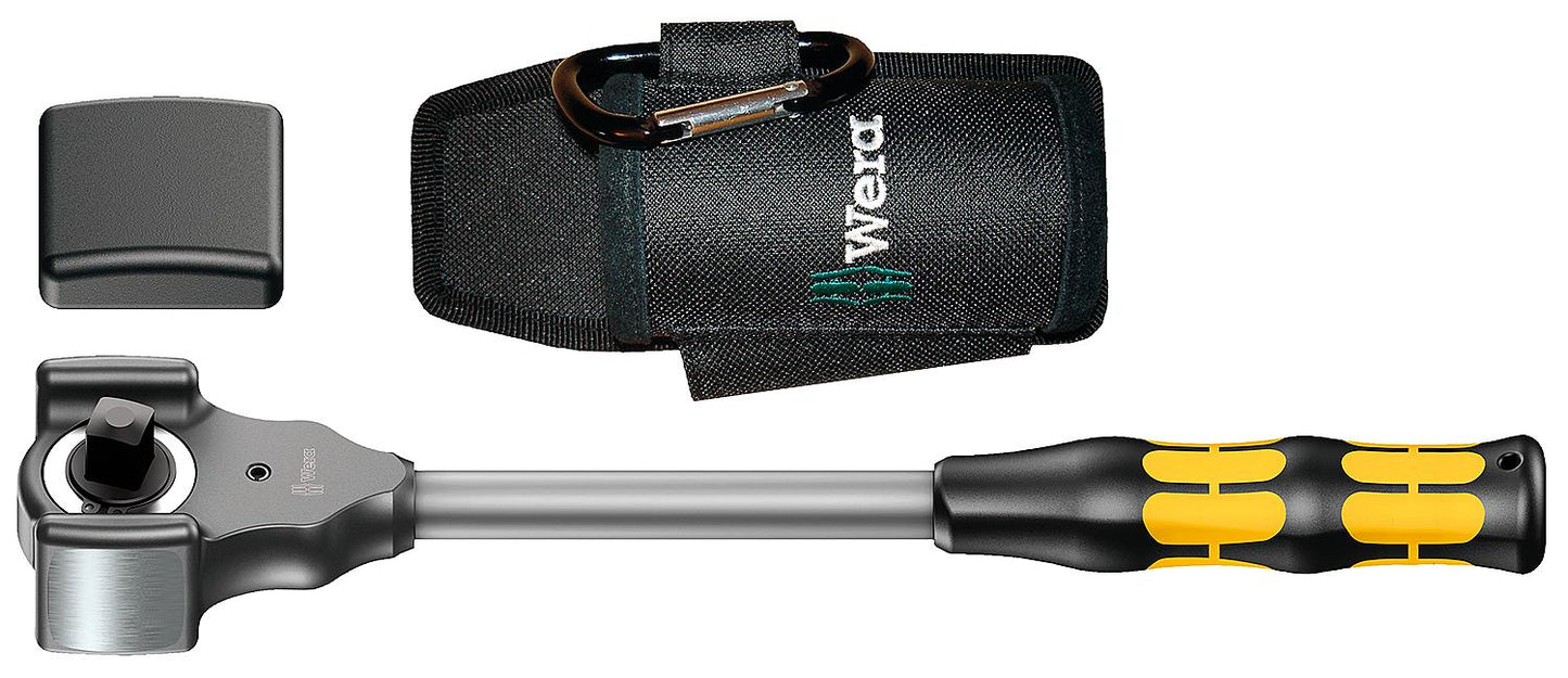 WERA 8002 C Koloss ratchet with 12.7mm (1/2") drive and hammer head