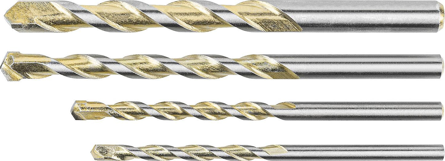 Mehrzweckbohrerset HELLER® ALLMAT Ø 5/6/8/10 mm mit Zylinderschaft