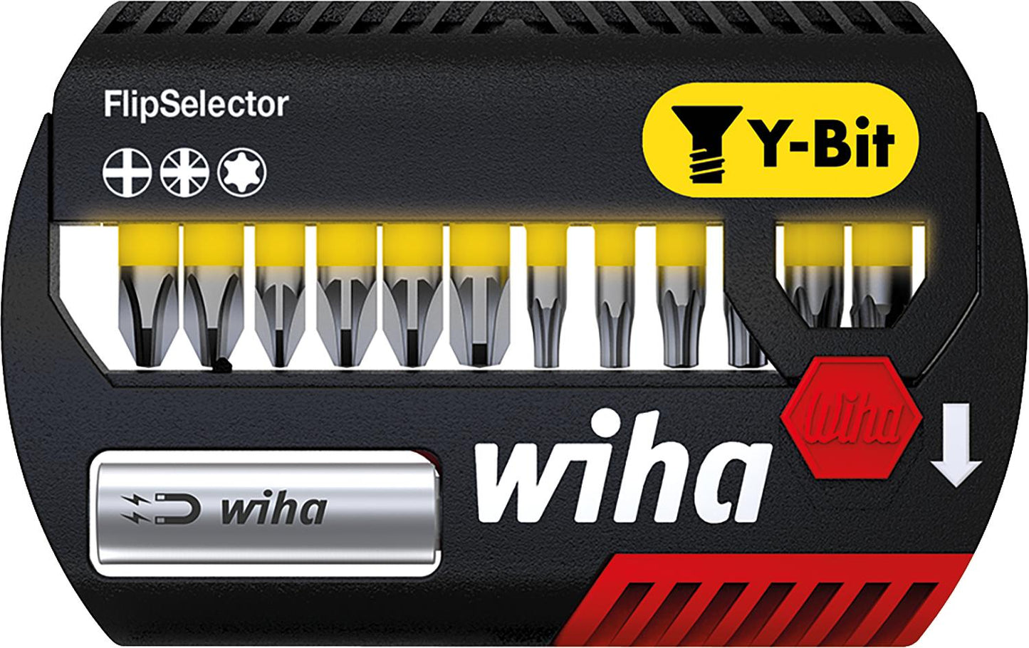 WIHA® Y-Bit Set - 13-piece - for Philips, Pozidriv and TORX®