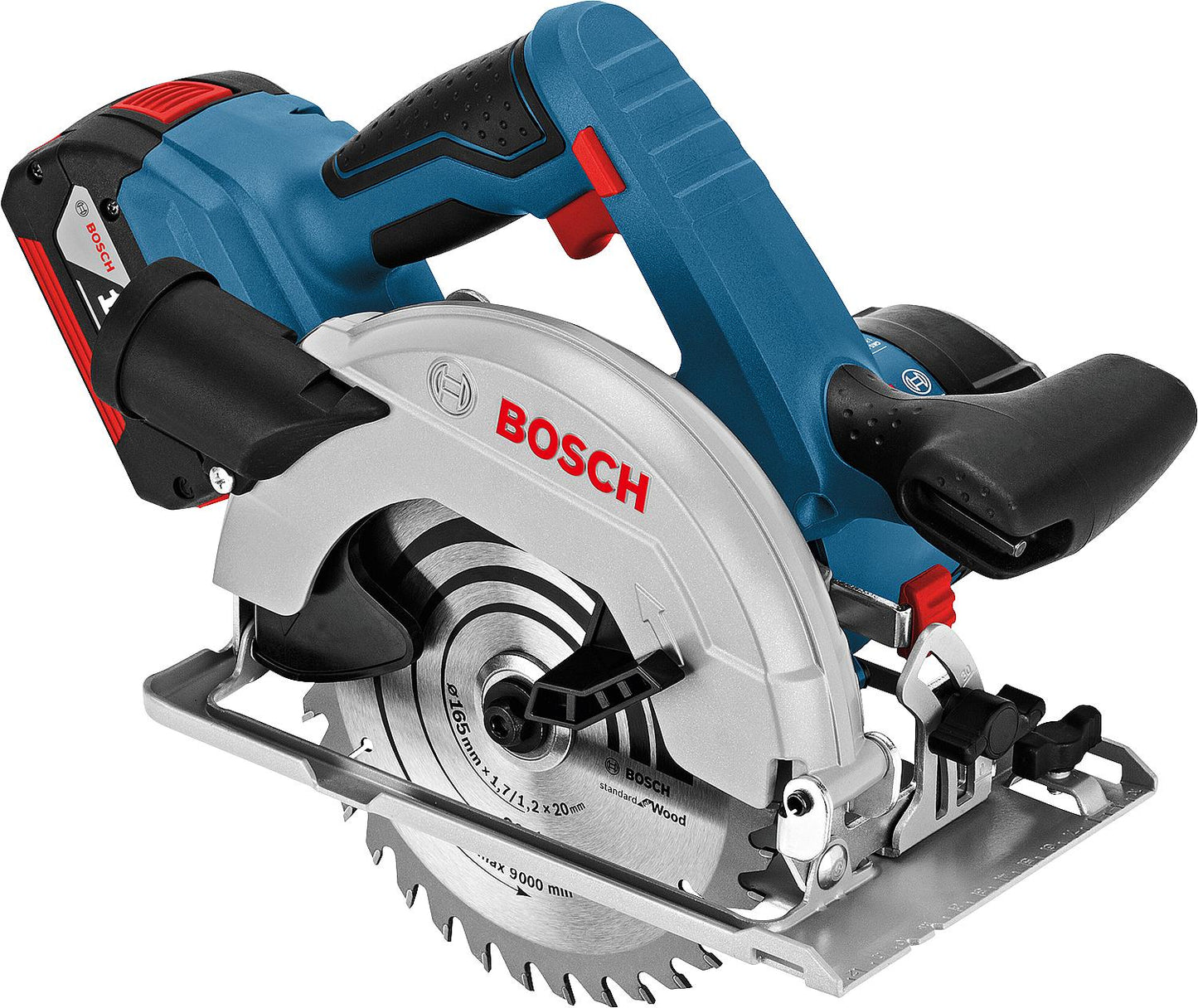 BOSCH GKS 18V-57 G cordless circular saw, 18V with 2x 4.0 Ah batteries and charger