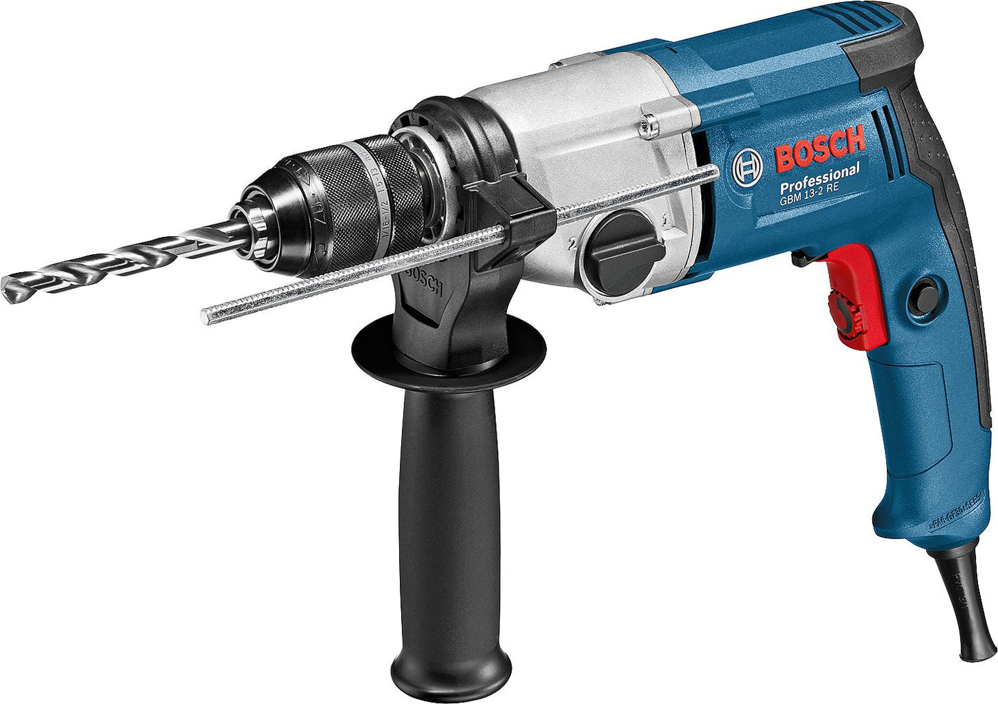 BOSCH GBM 13-2 RE drill with 750 watts