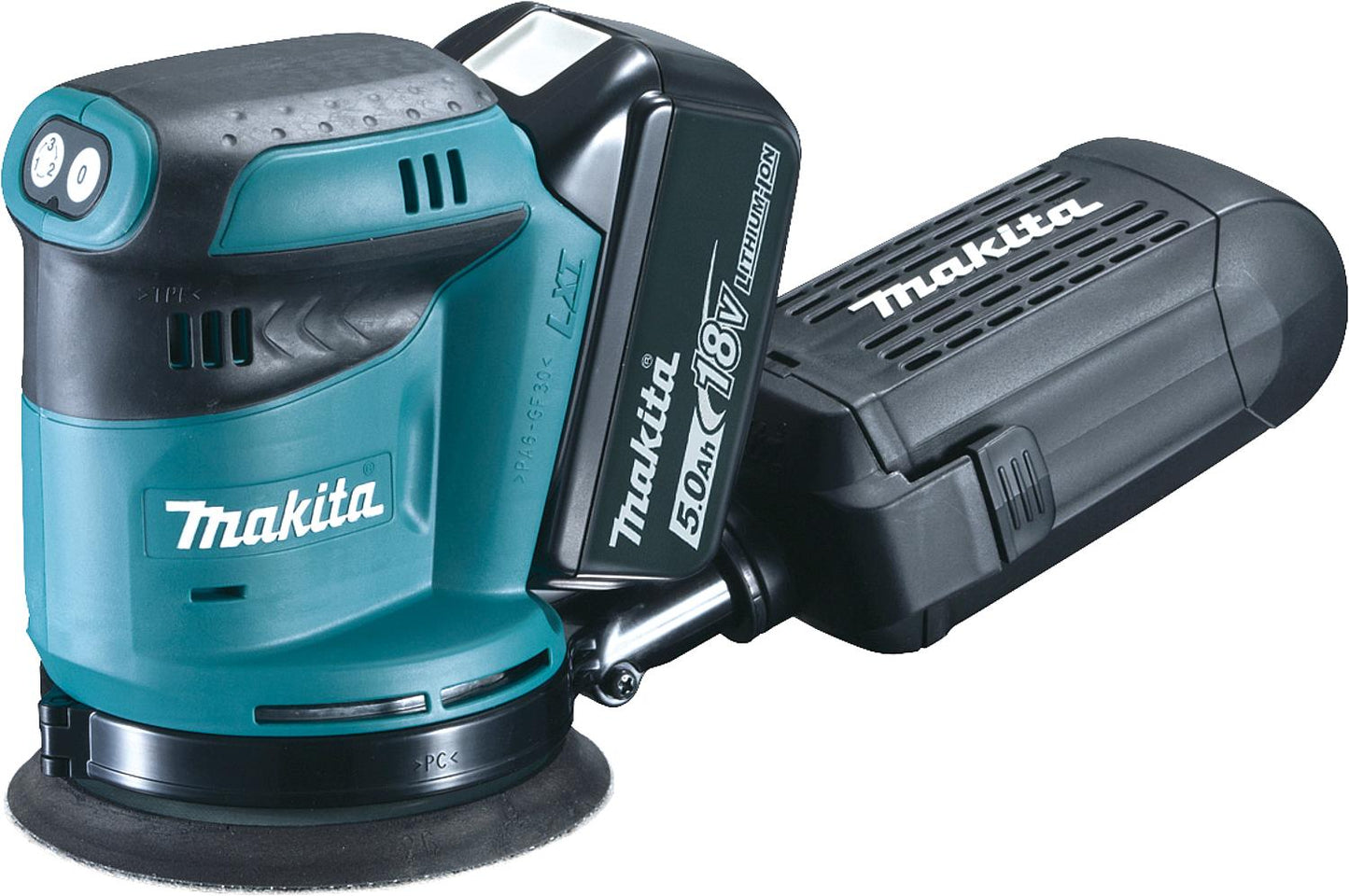MAKITA 18V DBO 180 Z cordless random orbital sander without battery and charger