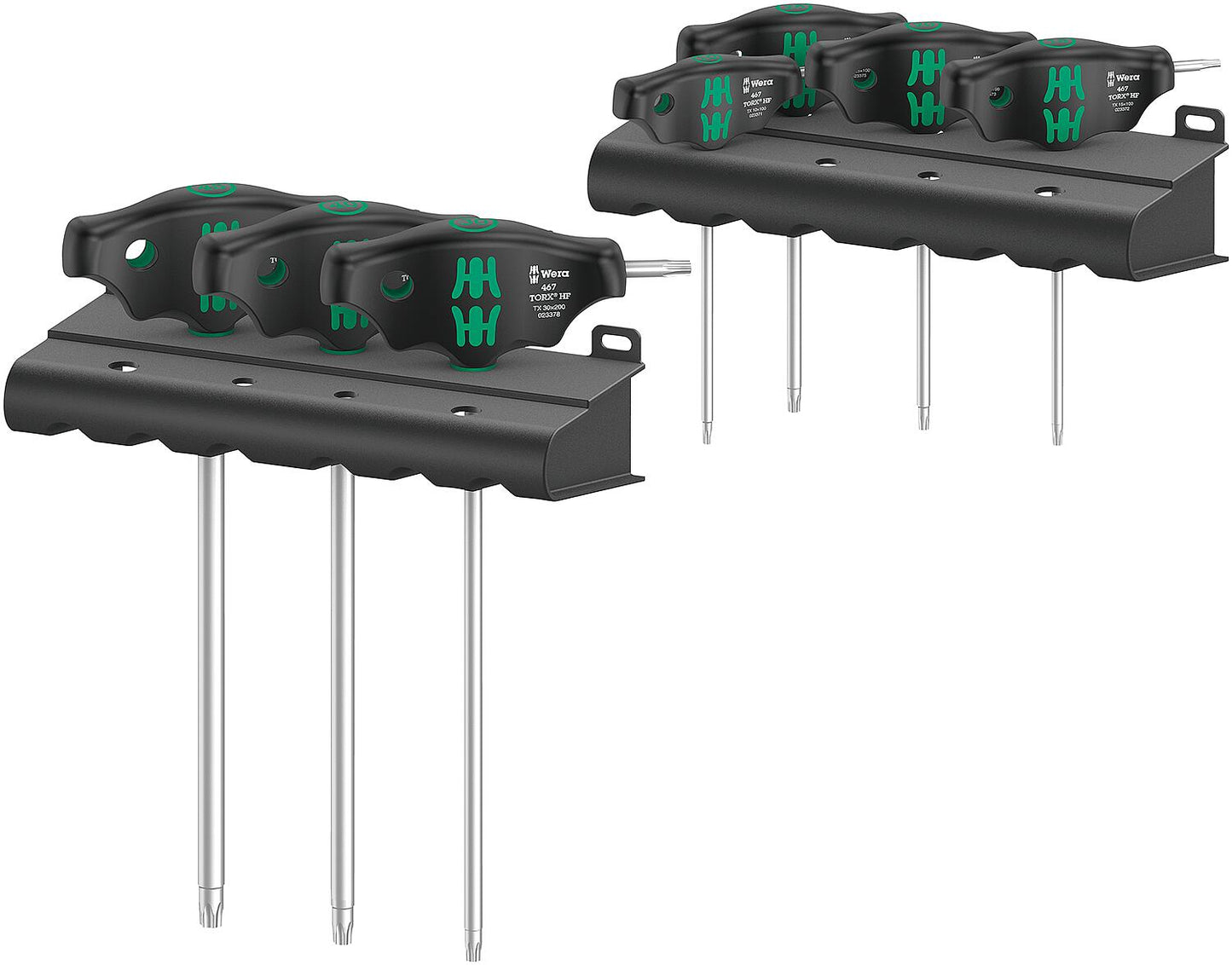Torx®-Schraubendreher-Satz WERA 467/7 HF Set 1 Serie 400 Quergriff, Haltefunktion, 7-teilig