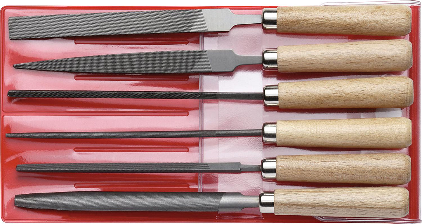 GEDORE red 6-piece key file set