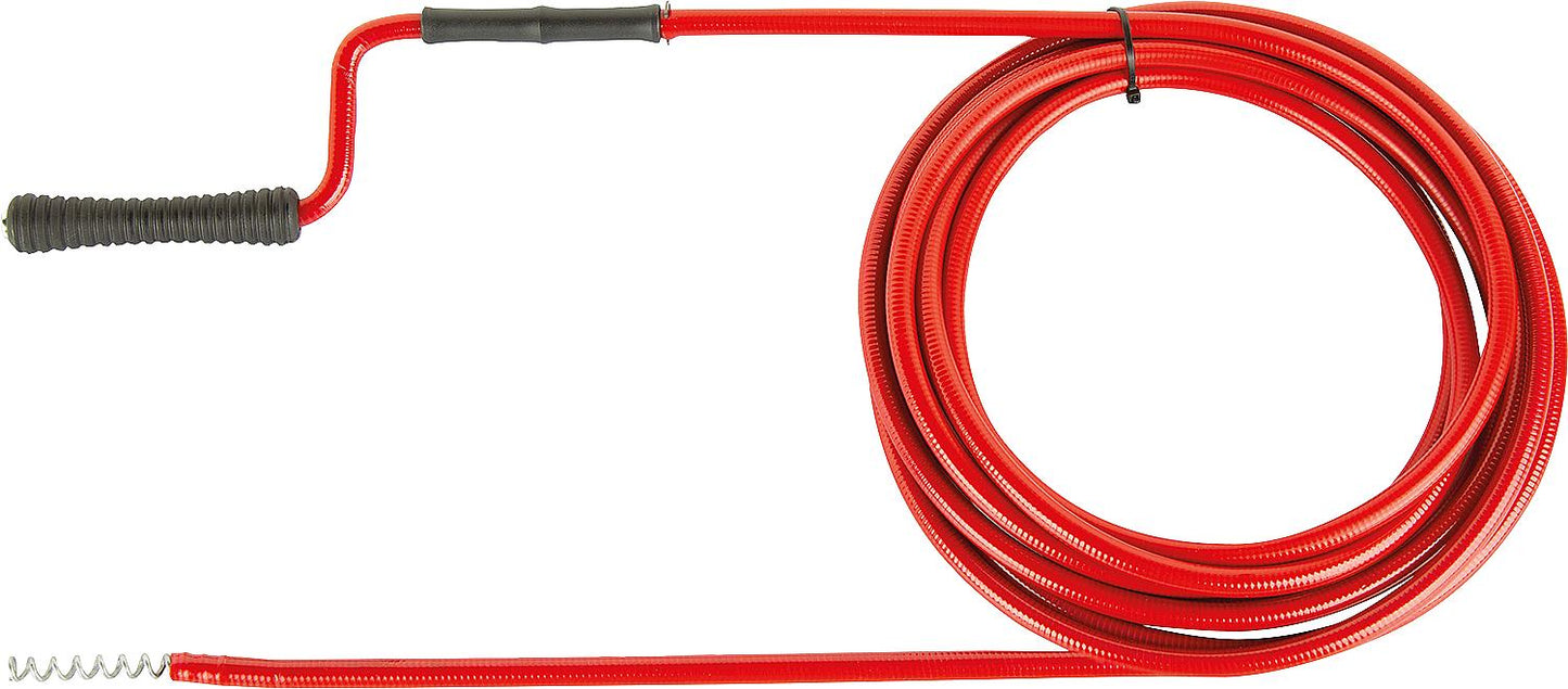 Pipe cleaning shaft D: 6mm, L: 1.5m with PVC coating