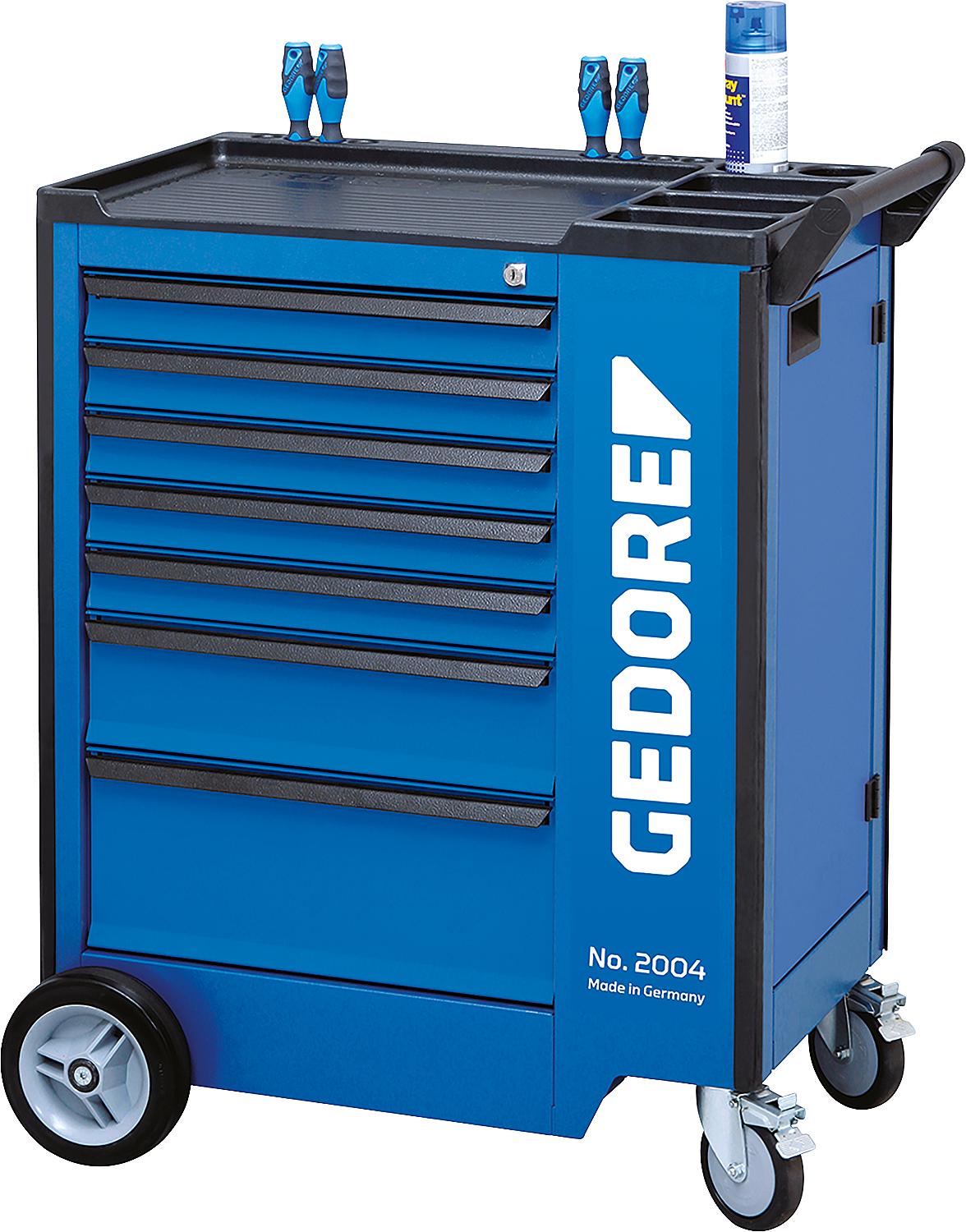 GEDORE tool trolley with 7 drawers, 985 x 775 x 435 mm