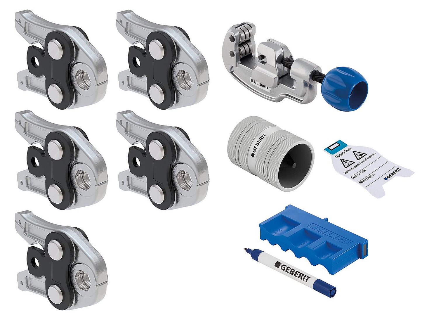 Press jaw set Geberit M-contour D: 15-35 Compatibility (2)