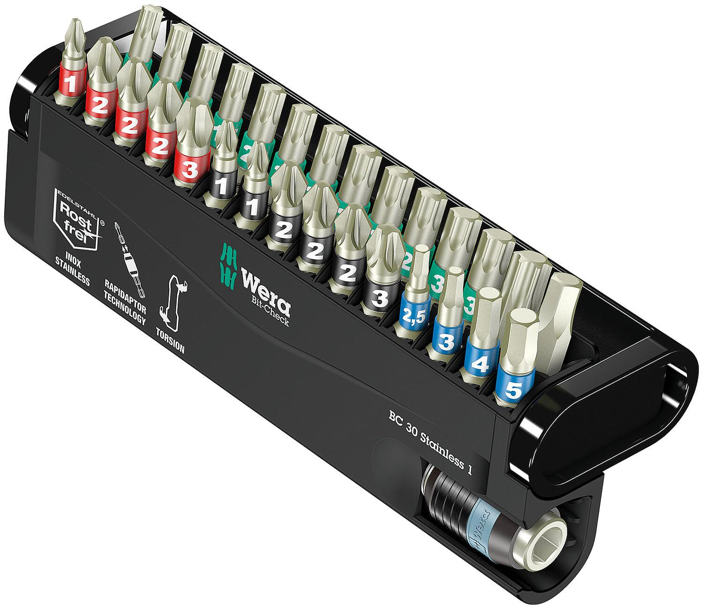 Wera Bit-Check 30 Stainless 1 bit set, stainless steel, 30-piece