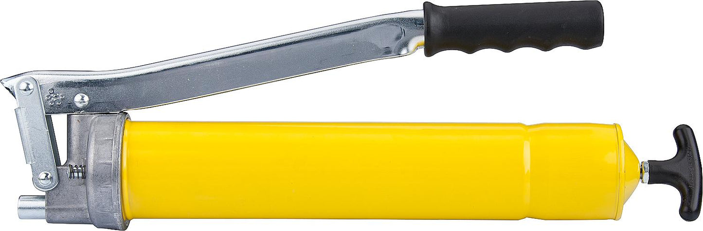 Hand-operated grease gun without hose M10x1 m, automatic venting, reinforced handle