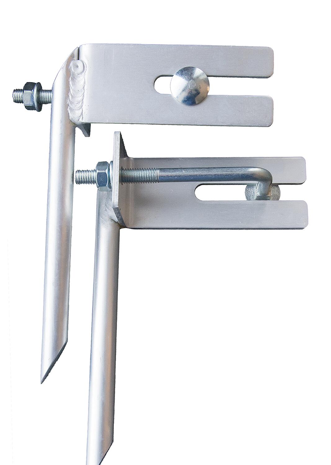 Ladder tips (pair) for stile cross-sections 64x25mm to 97x25mm
