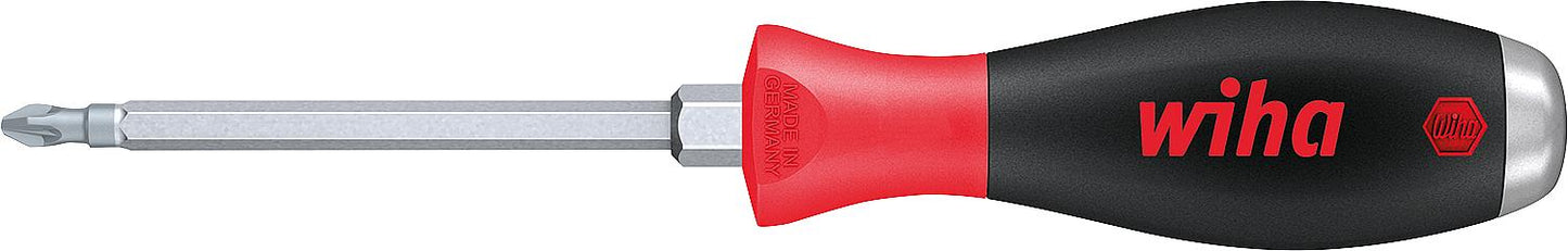 Pozidriv-Schraubendreher mit Schlagkappe 532 SoftFinish®, Klinge durchgehend mit Sechskant-Schlüsselhilfe