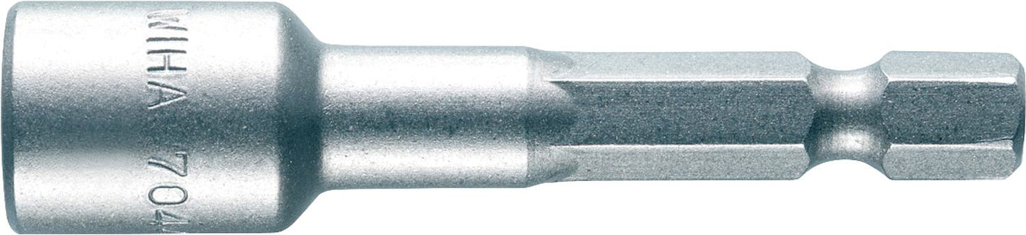 External hexagon socket bit wiha 7044M with 1/4" drive, imperial, magnetic, 3/8" x 55 mm