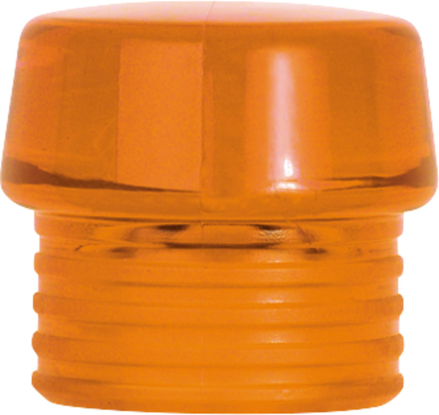Orange transparent striking head for Safety soft-faced hammer type 831-8, striking head diameter 40 mm