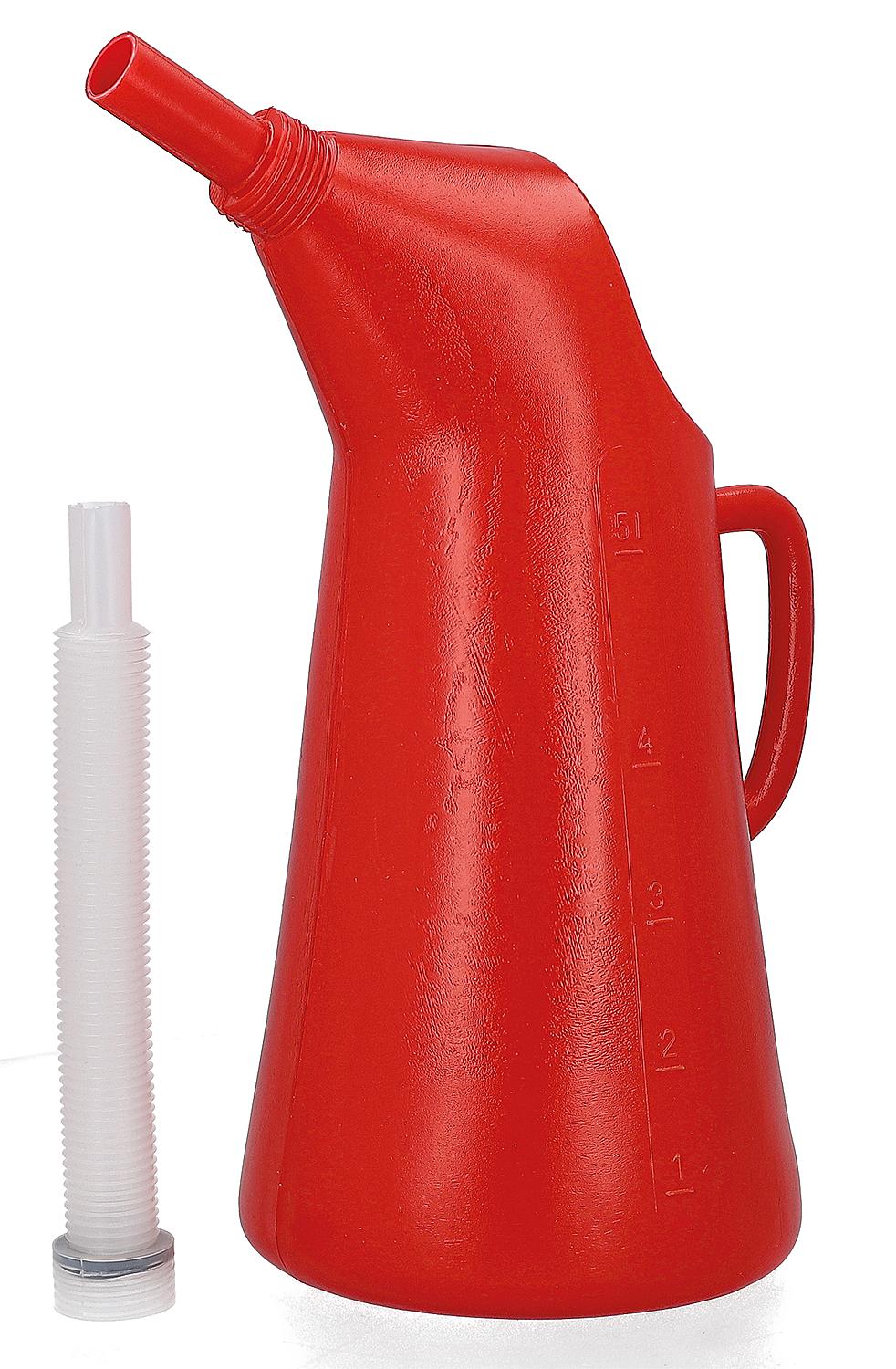 Polyethylene measuring cup 1000 ml with flexible spout