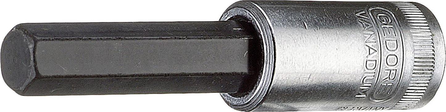 Schraubendrehereinsatz 1/4" Innen-Sechskant, metrisch, lang