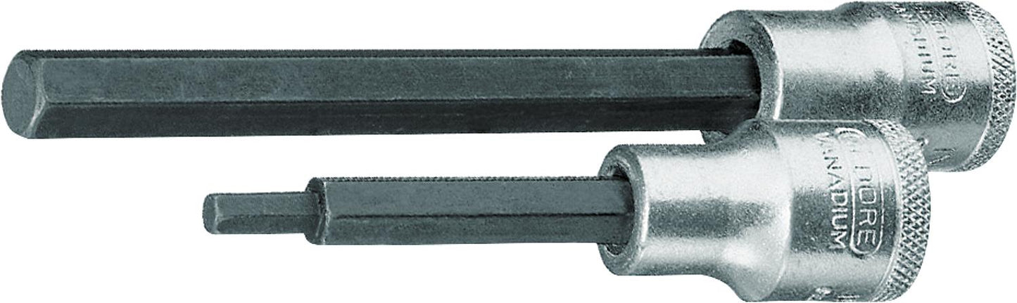 Schraubendrehereinsatz 1/2” Innen-Sechskant, metrisch, lang