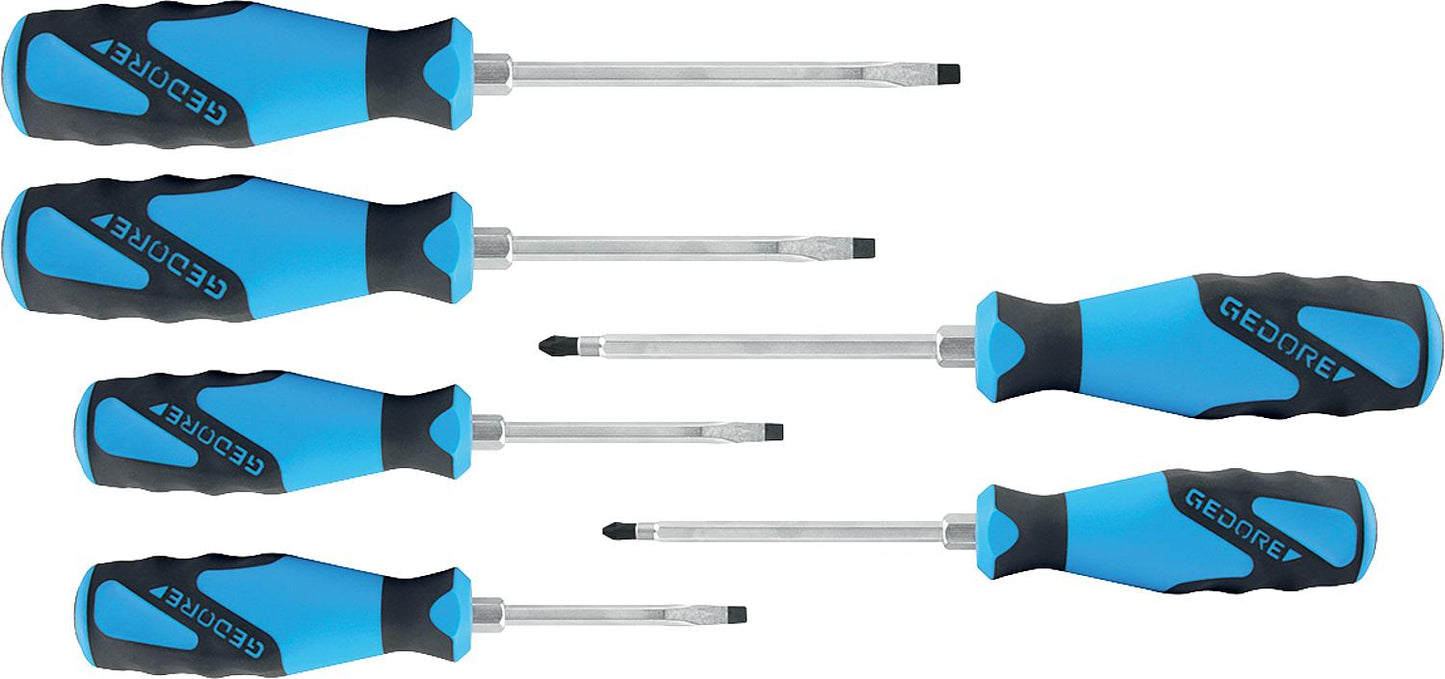 GEDORE 6-piece screwdriver set with impact cap