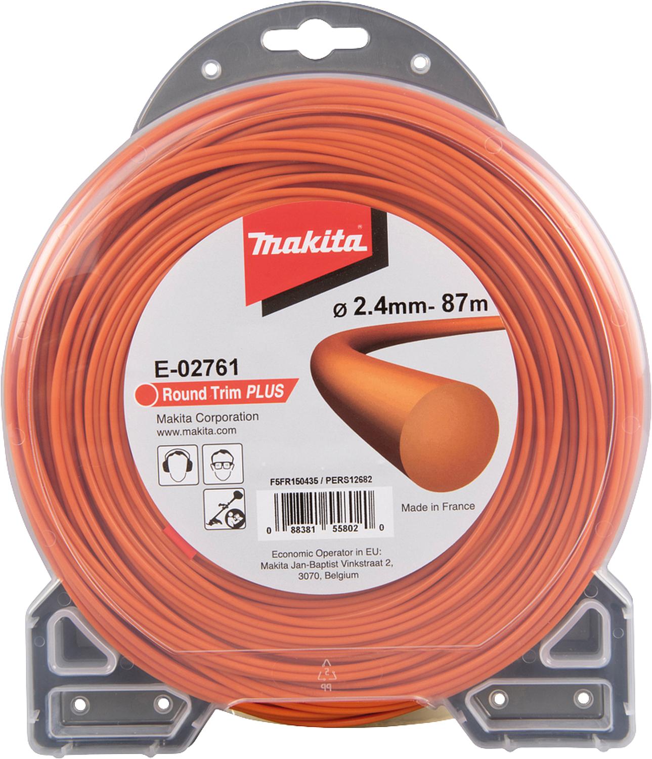 MAKITA E-02820 trimmer line, Ø2.4mm, length 206m, square