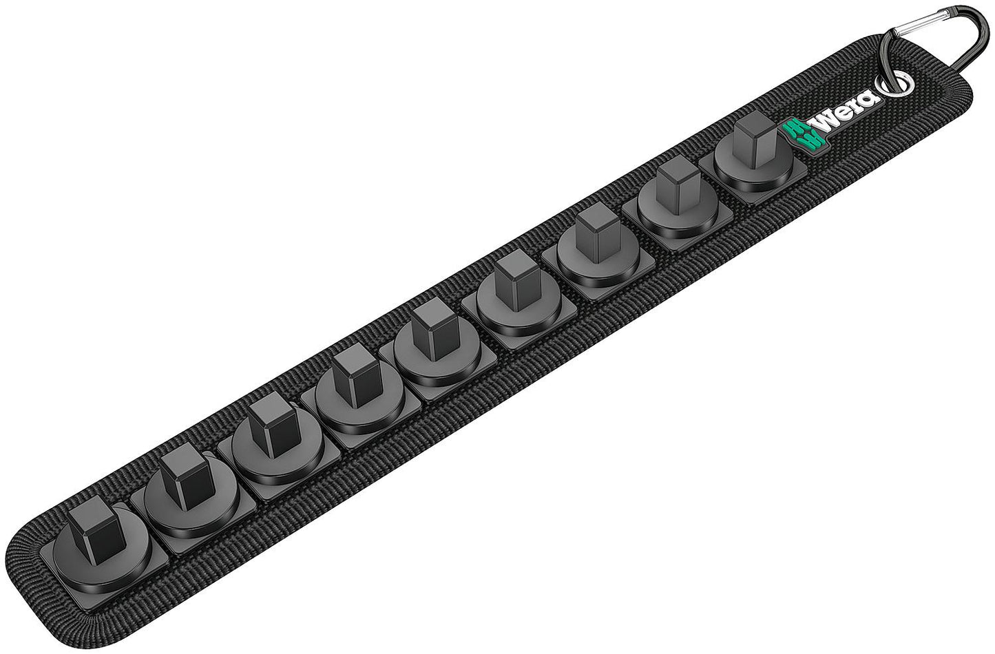 WERA 1/4" textile strap for 9 socket wrench inserts (unfilled)