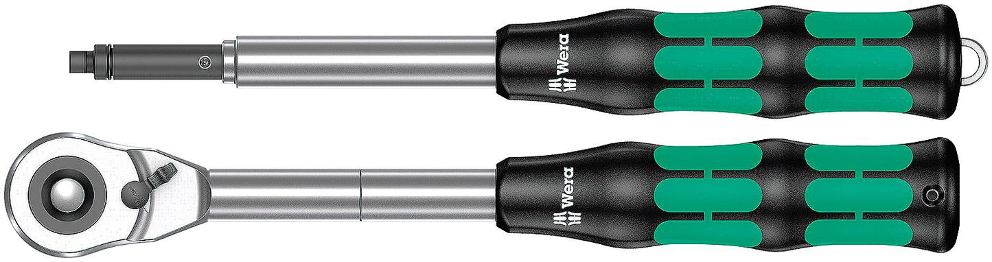 WERA 2-piece Zyklop Hybrid ratchet set 1/2" consisting of ratchet and extension