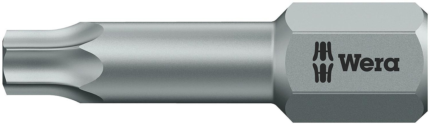 Wera 867/1 TZ Torx® bit with 1/4" drive, short, tough with torsion zone, T5 x 25 mm