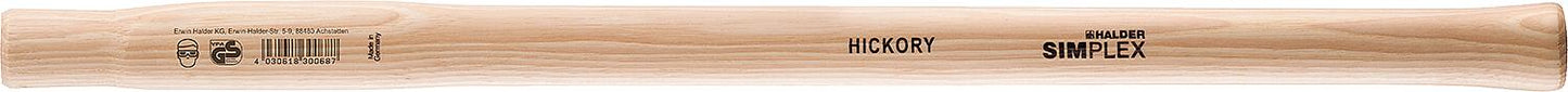 Hickory handle HALDER® for SIMPLEX sledgehammer, Ø 80 mm, length 700 mm,