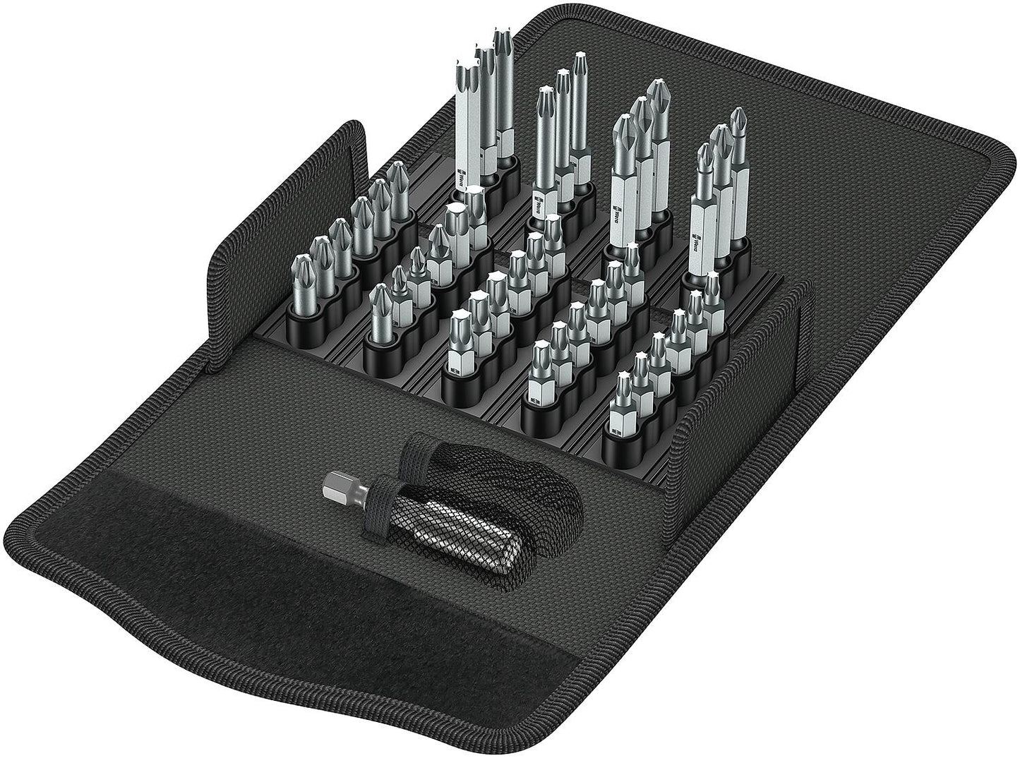 WERA Bit-Safe Universal 1 43-piece bit set with universal holder