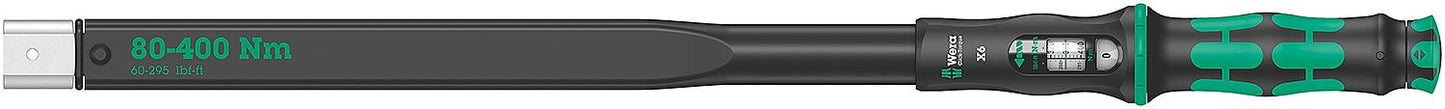 WERA torque wrench for 14x18mm insert tools, 40 - 200 Nm, length 480mm