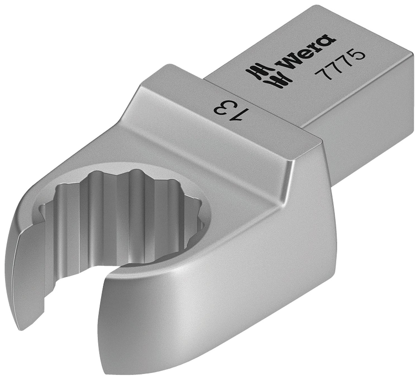 Insert ring wrench, open Wera 7775, 9 x 12mm connection, form A, SW 10.0 mm