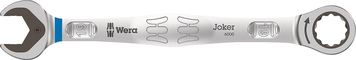 Wera 6000 Joker open-end/ring ratchet wrench, metric, 8.0 x 144 mm