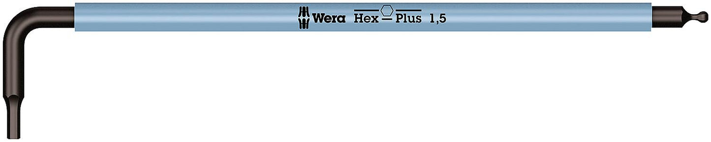 Innensechskant-Winkelschlüssel 950 SPKL metrisch, Multicolour, ummantelt, BlackLaser, Hex-Plus und Kugelkopf