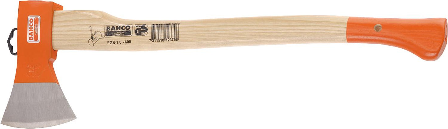 BAHCO FGS-1.0-600 axe, 600mm long, 1600g, ash handle
