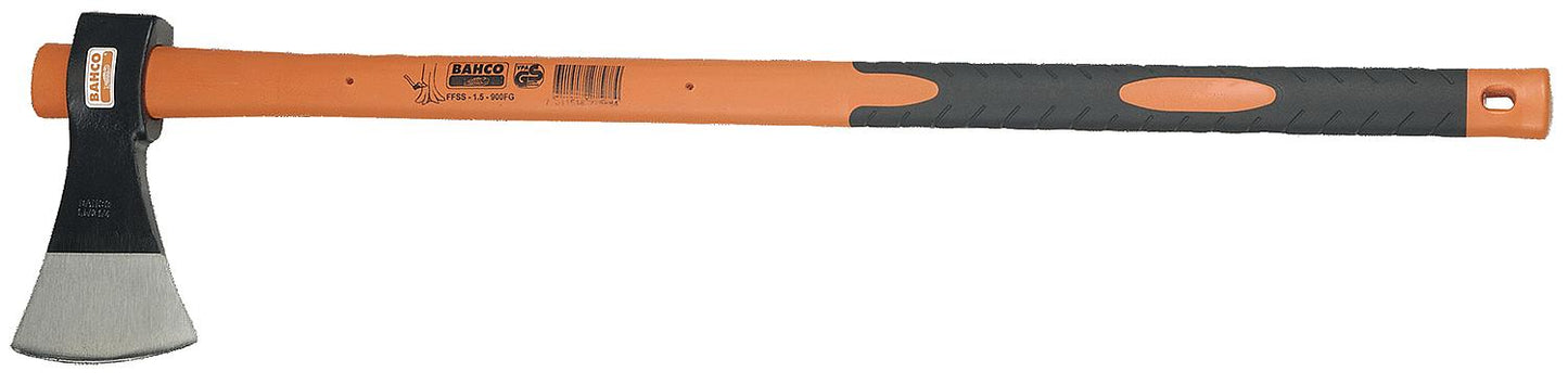 BAHCO FFSS-1.5-900FG felling axe, 900mm long, 2400g, 3-component handle