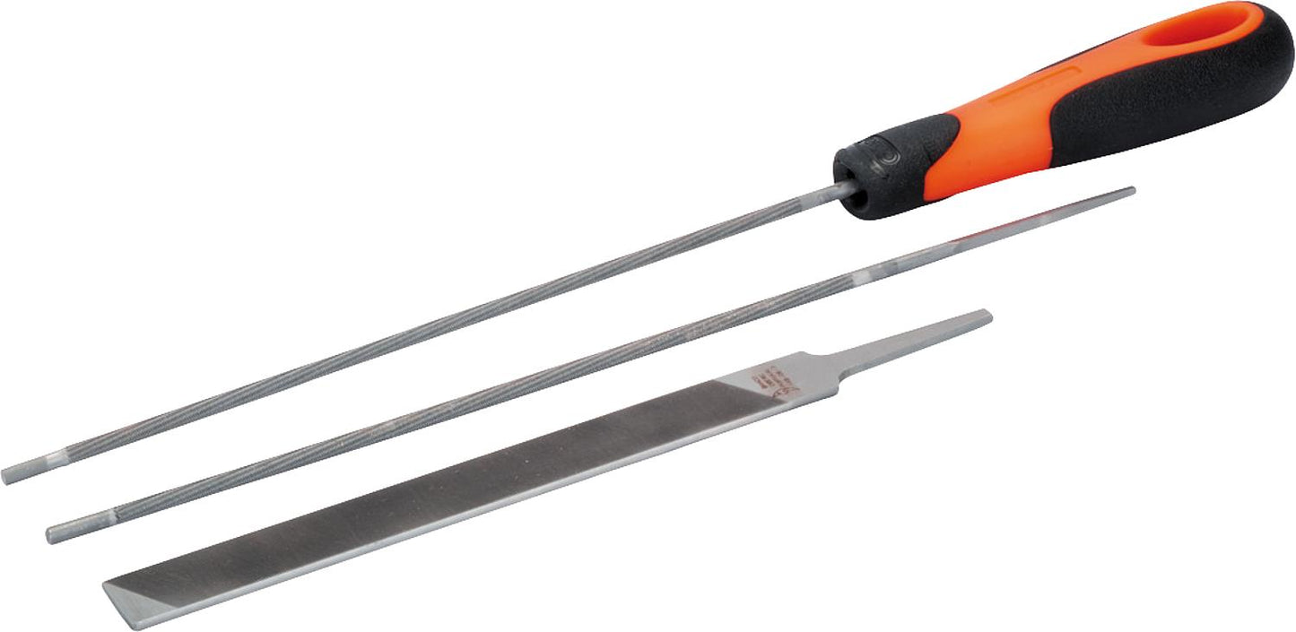Chainsaw file set BAHCO 168-COMBI-5.5, 200mm long D: 5.5mm, for saw chains 3/8"