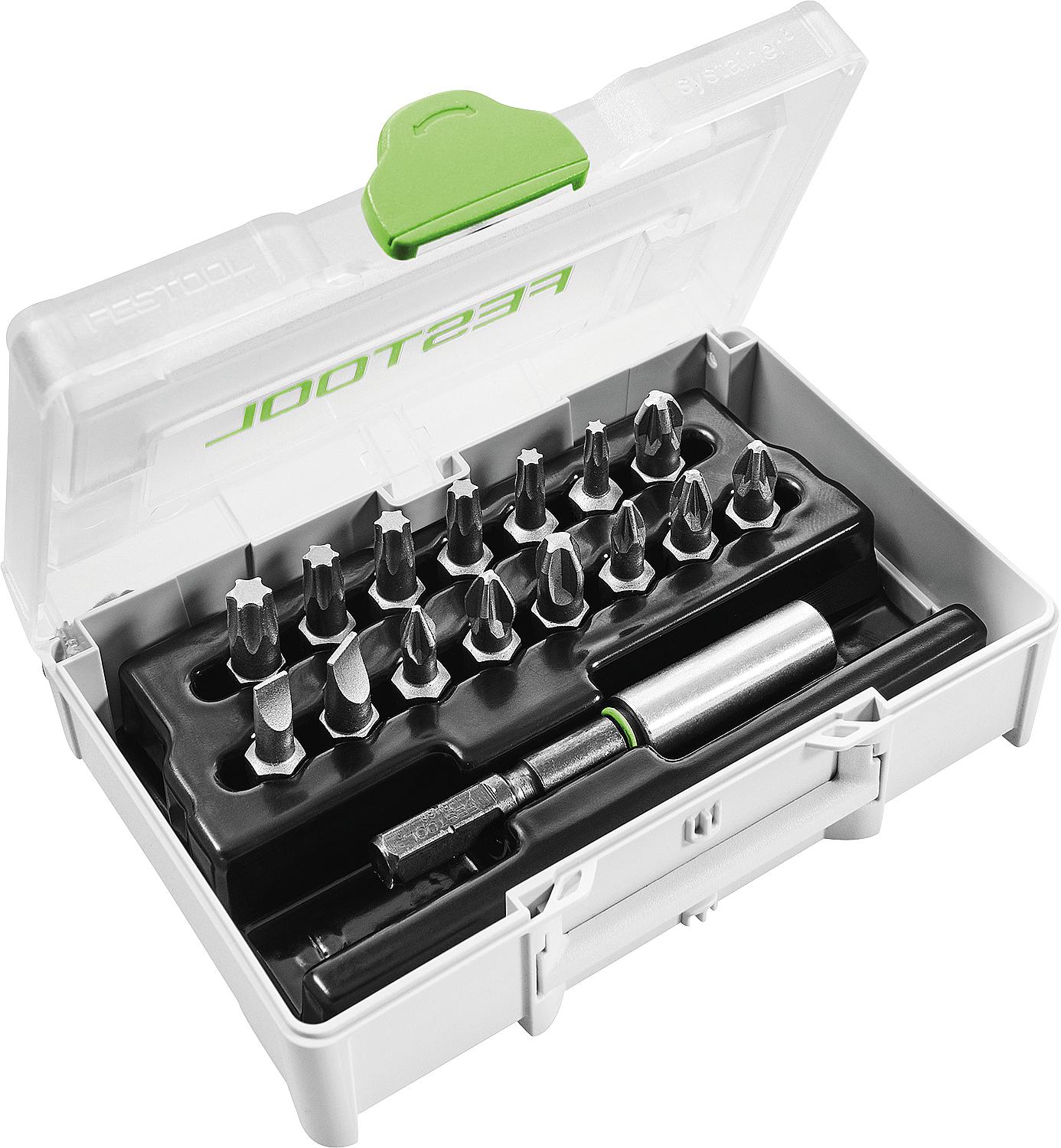 Bit assortment Festool SYS3 XXS CE-MX BH 60 16 pcs.