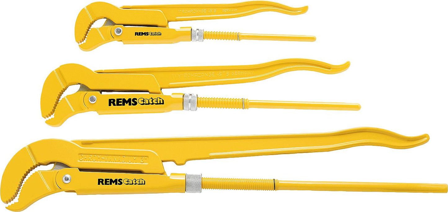 Aktions Set Rohrzangen REMS Catch Set 3-teilig S S1",S 1 1/2",S 2"