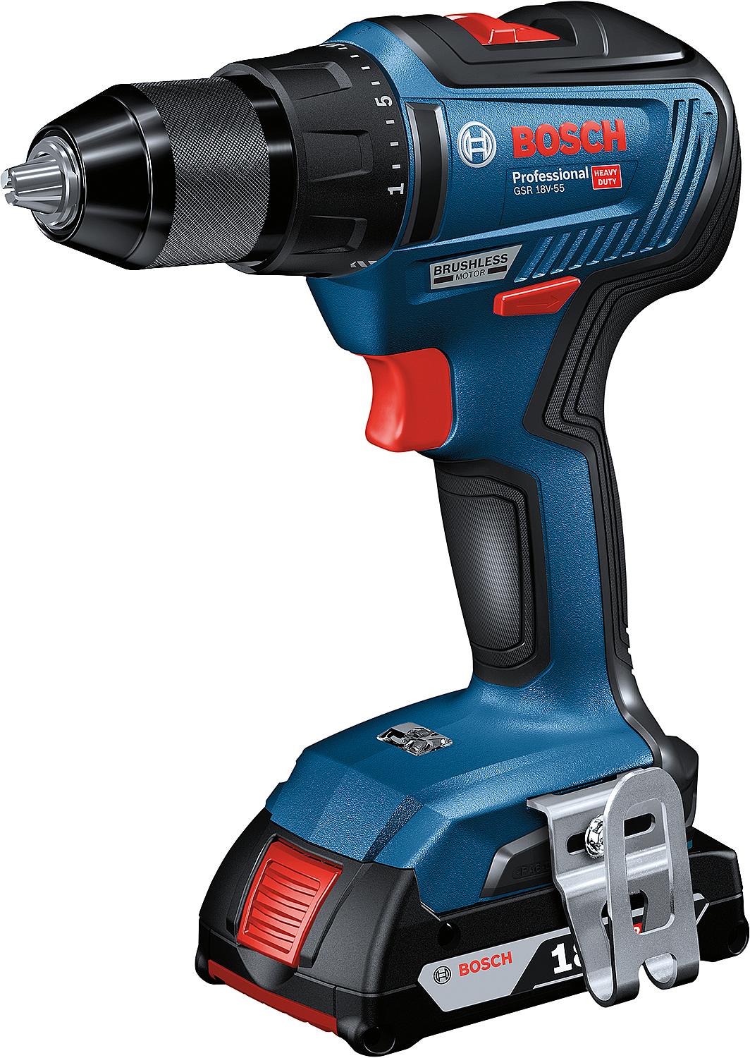 Bosch 18V GSR 18V-55 cordless drill/driver without batteries and charger