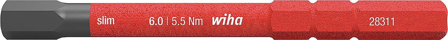 VDE-Innensechskant slimBit wiha 283118 electric Vario, SW 1,5 x 75 mm