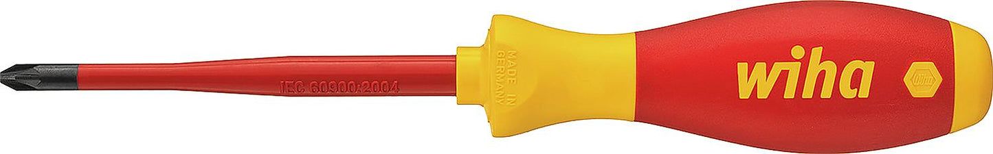 VDE-Pozidriv-Schraubendreher wiha 3241 SoftFinish® electric slimFix, PZ1 x 80 mm