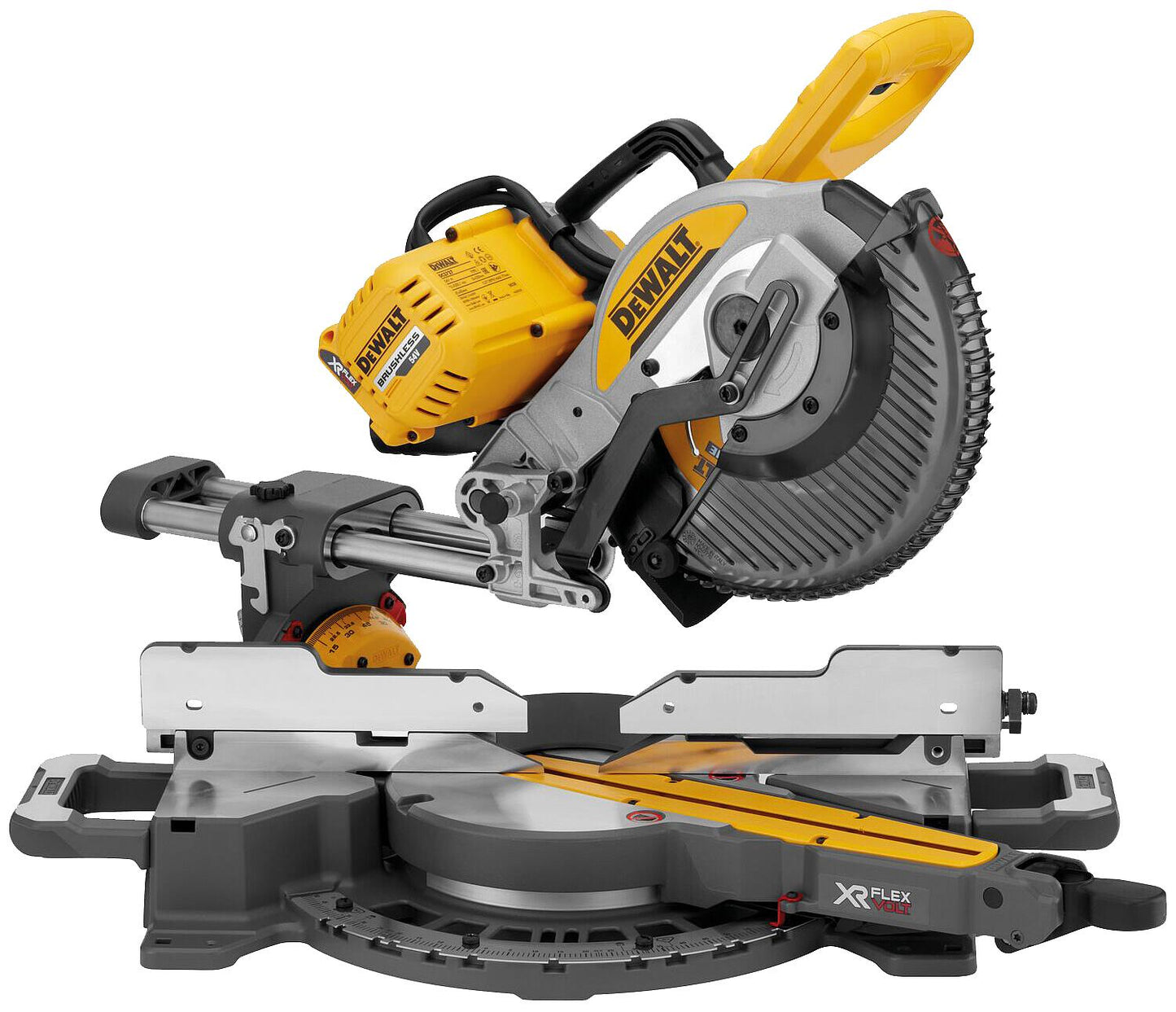 DeWALT 54V DCS727N-XJ cordless miter saw without batteries and charger