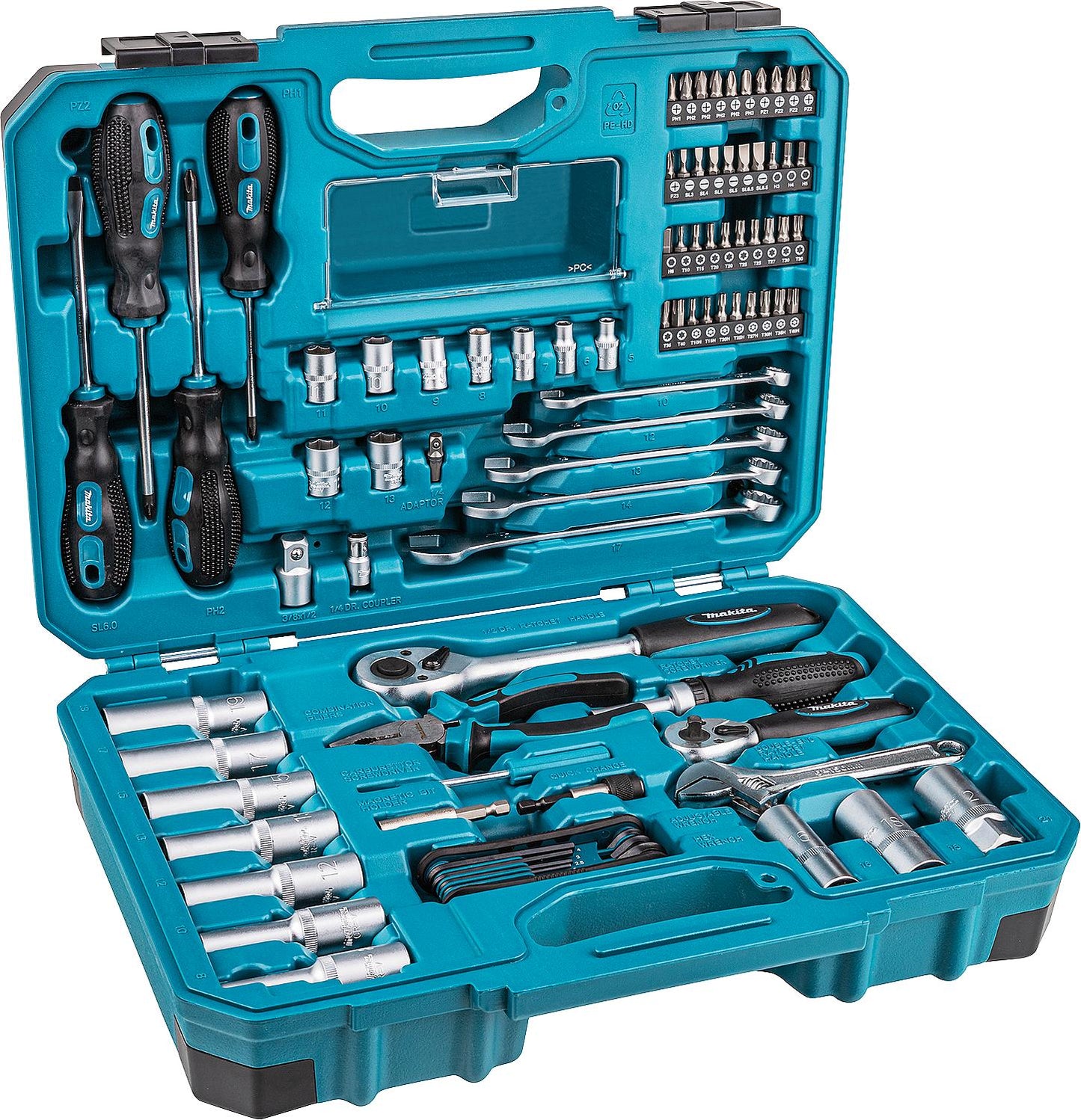 Makita tool set, 87 pieces
