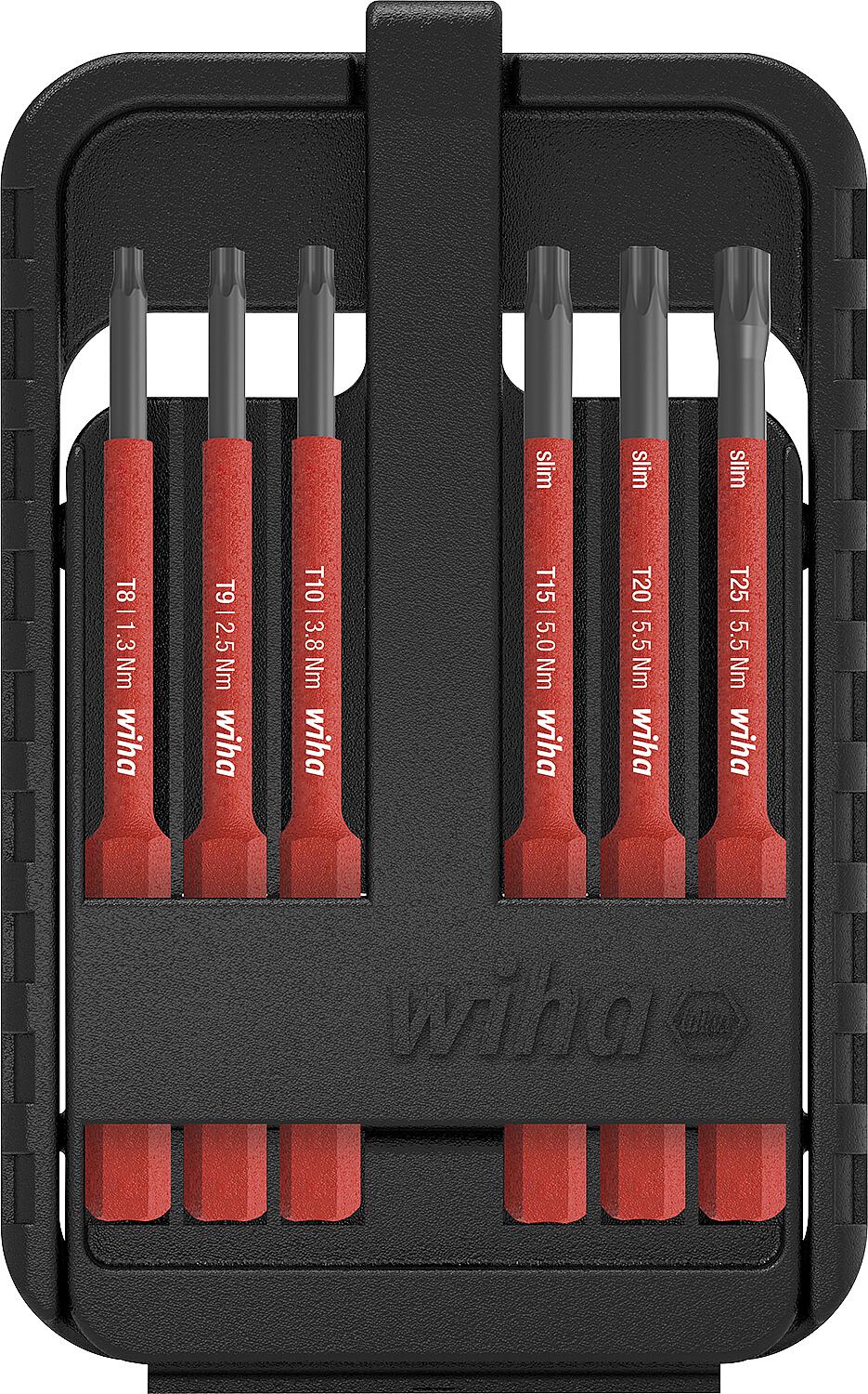 VDE-slimBit set Wiha® TORX® 6-piece