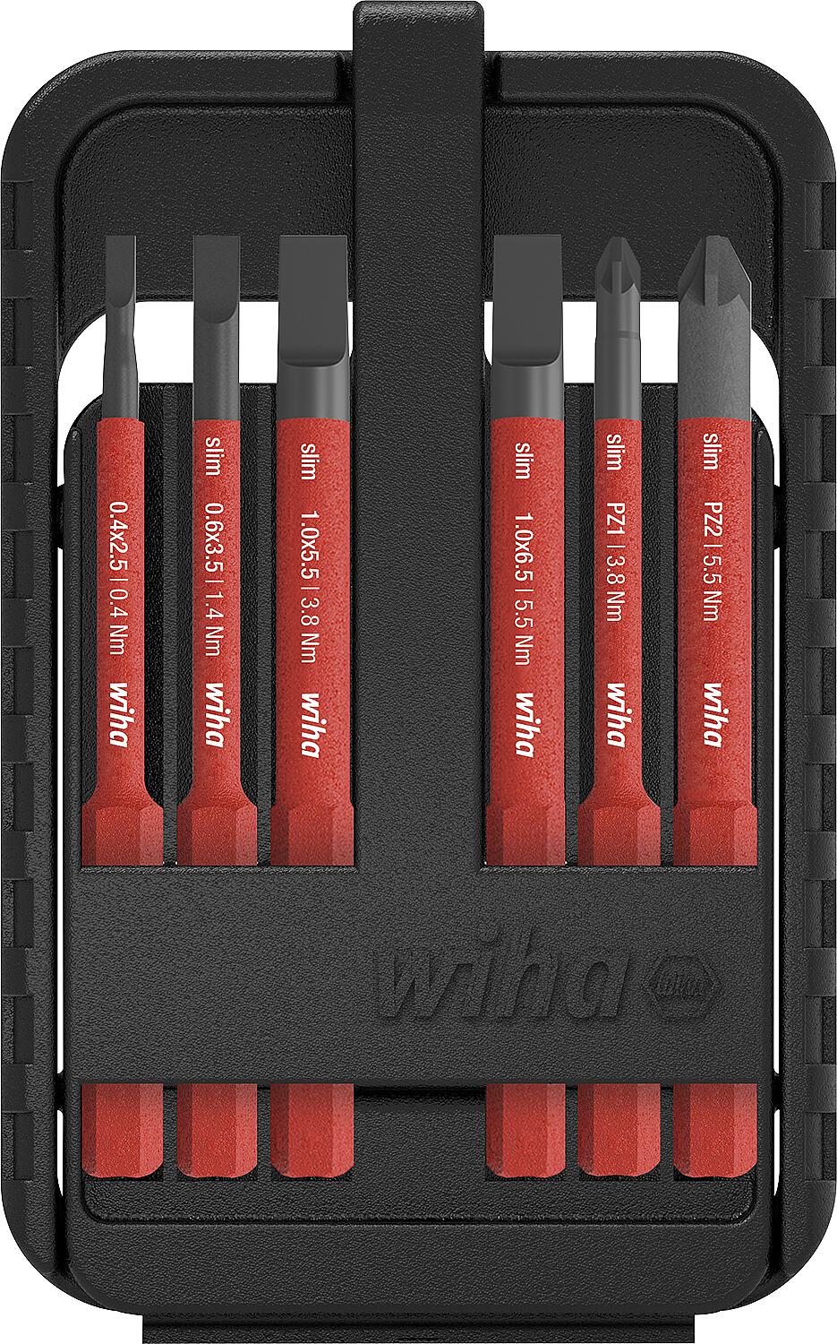 VDE-slimBit-Set Wiha® gemischt 12-teilig