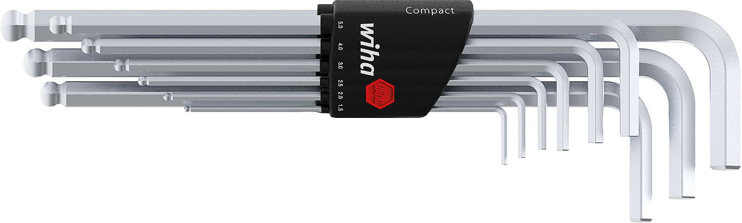 Winkelschlüssel-Set Wiha® Sechskant mit Kugelkopf 9-teilig