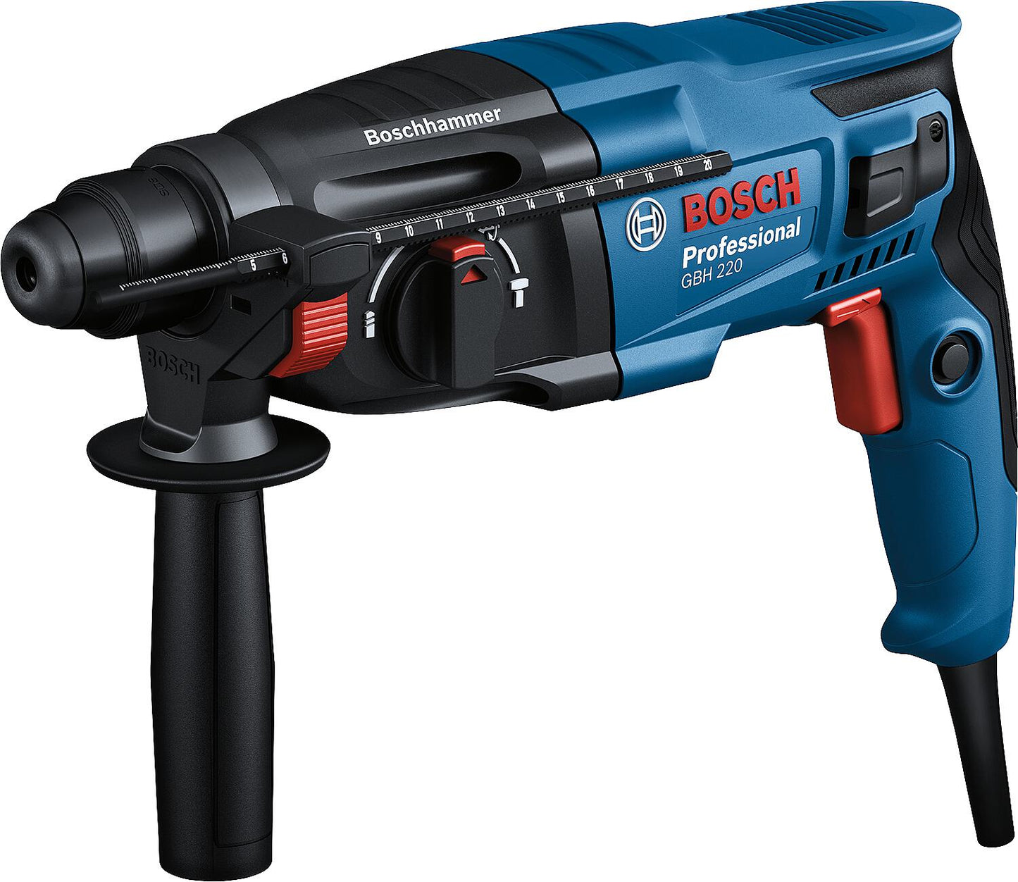 Marteau perforateur et burineur Bosch GBH 2-21, 720 W avec mandrin SDS-Plus